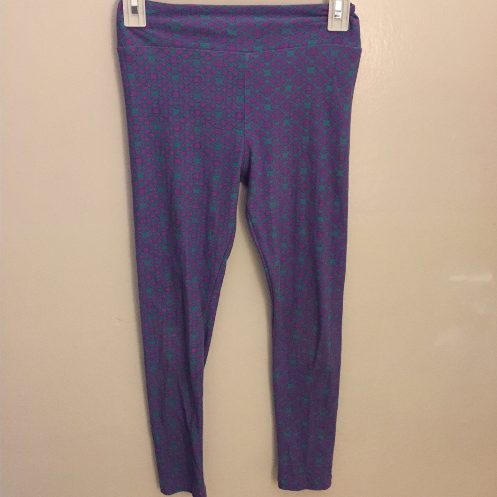 Diamond print leggings